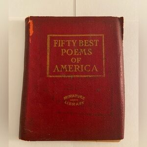 Vintage Mini Poetry Book